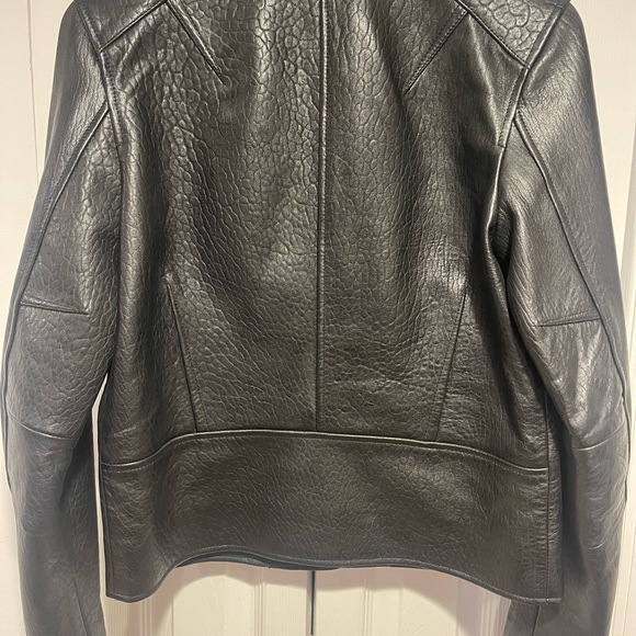 rag & bone Black Leather Jacket - Picture 3 of 6